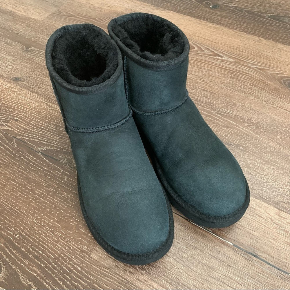Ugg Womens Black Classic Mini Ll Boot 9